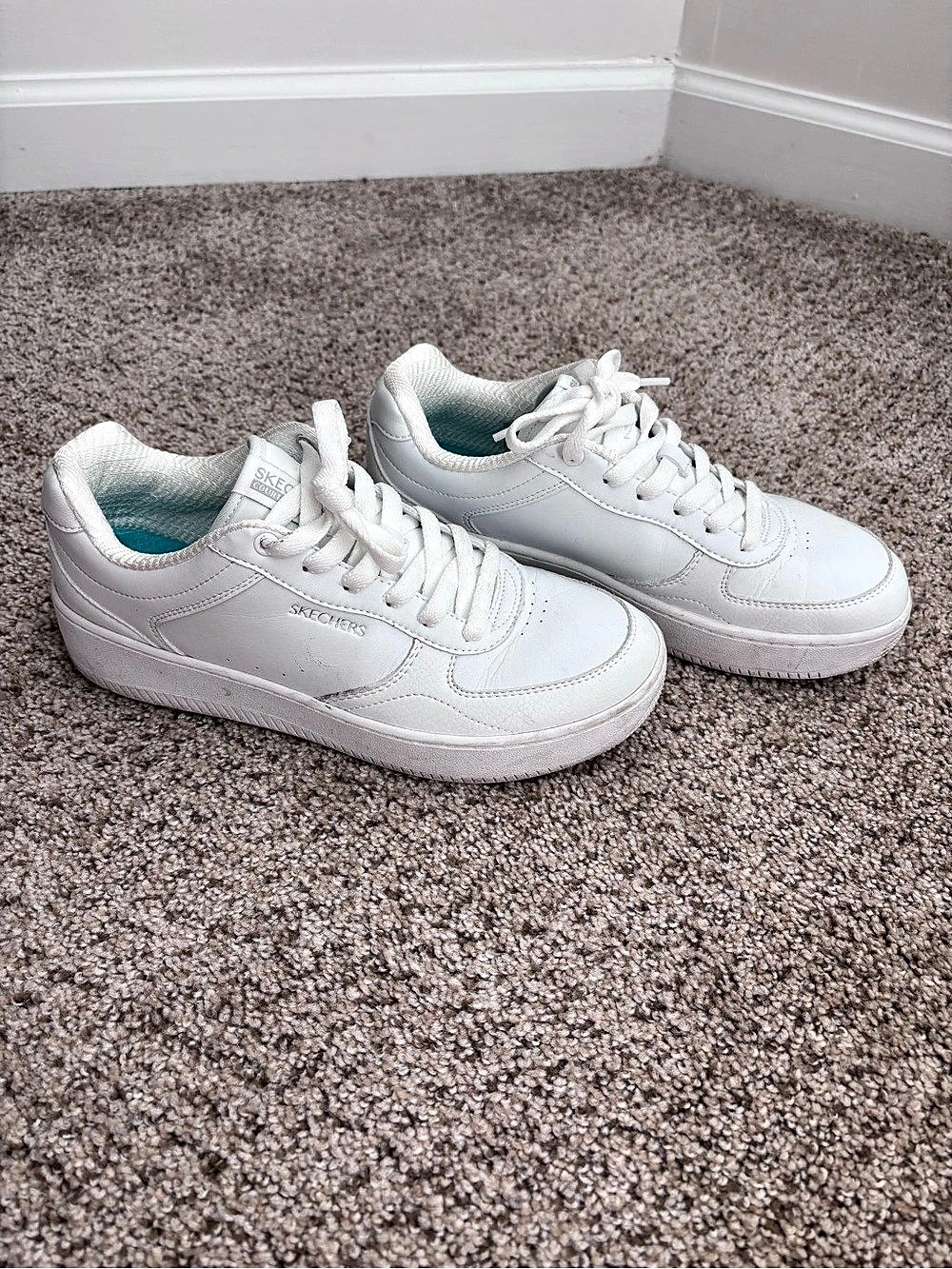 White Skechers Sneakers